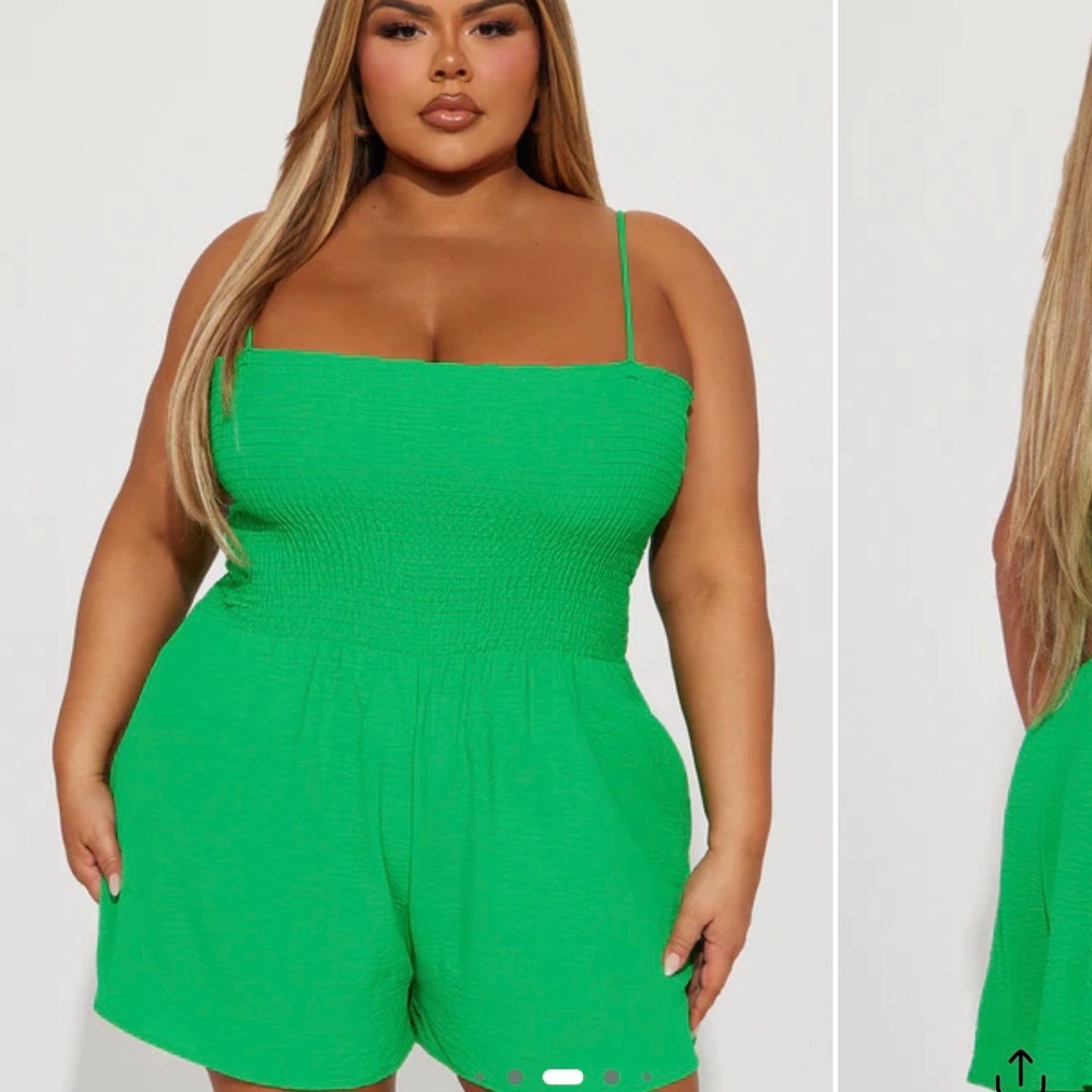 Fashion Nova Green Jumpsuit